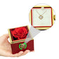 Love Knot with Rotating Preserved Rose Box