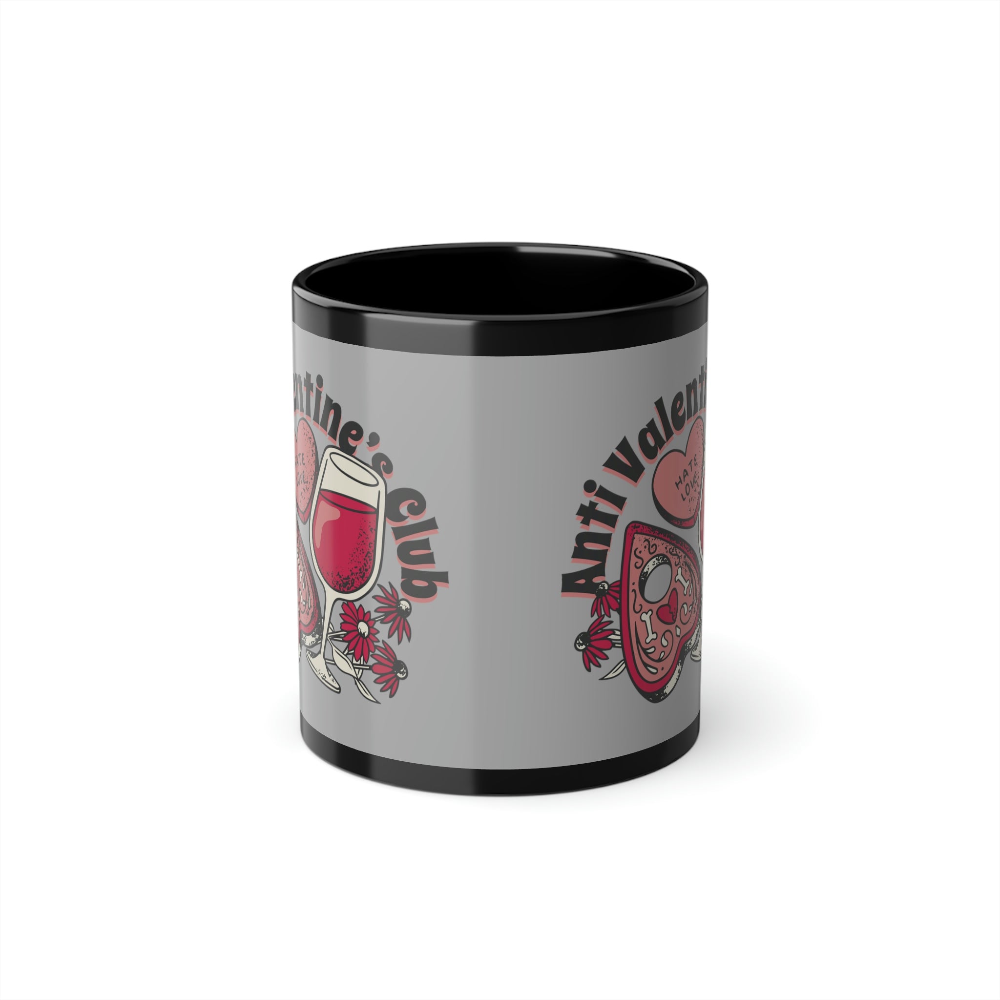Black Coffee Cup, 11oz