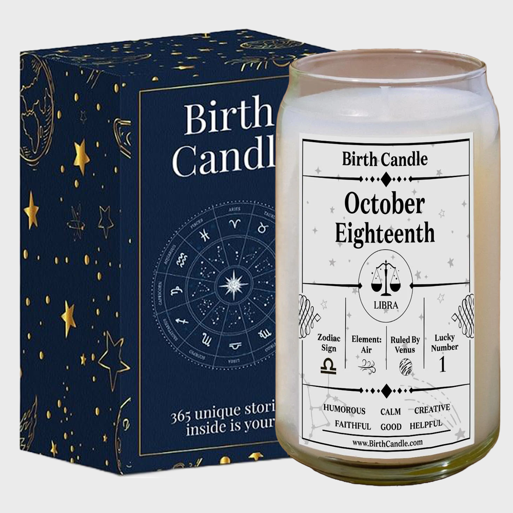 October Eighteenth Candle