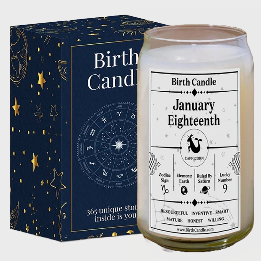 January Eighteenth Candle