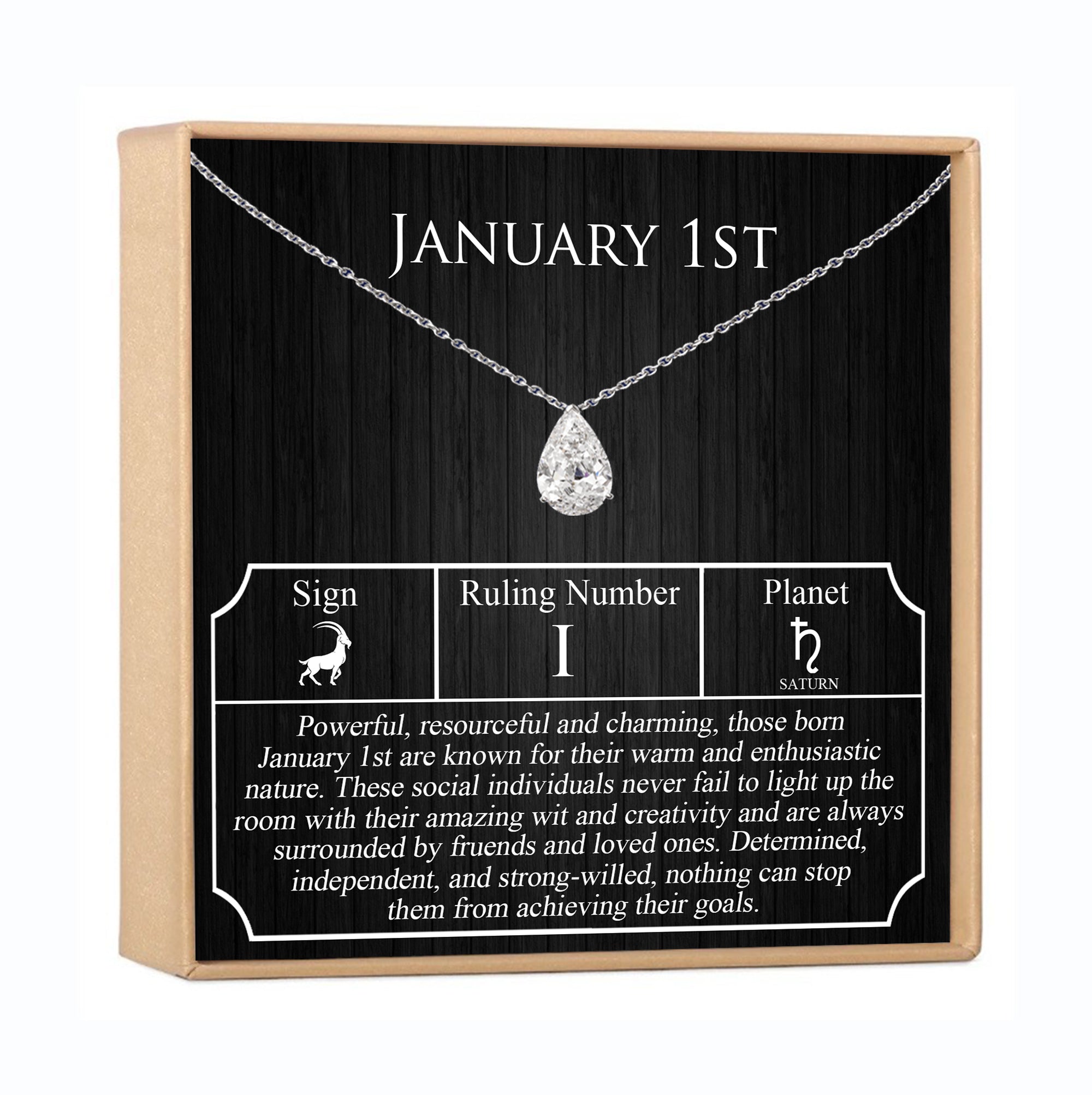 January First Capricorn Necklace
