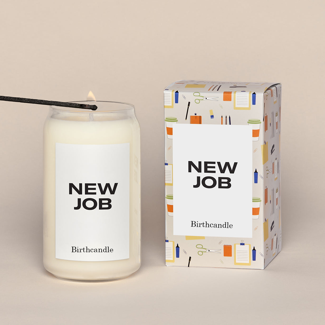 New Job Candle