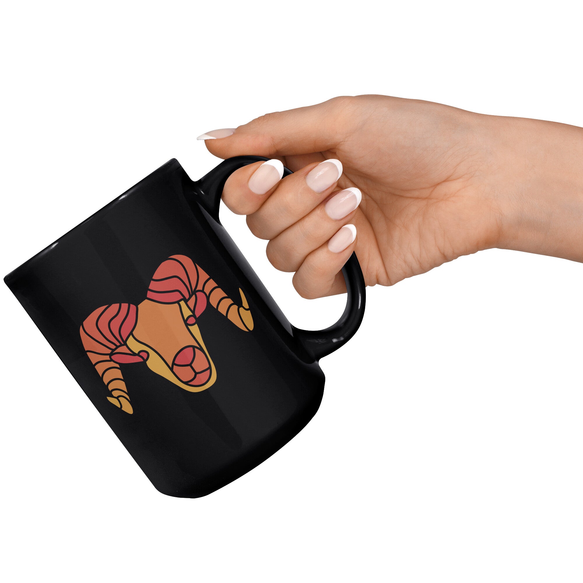 Aries 15OZ BLACK MUG
