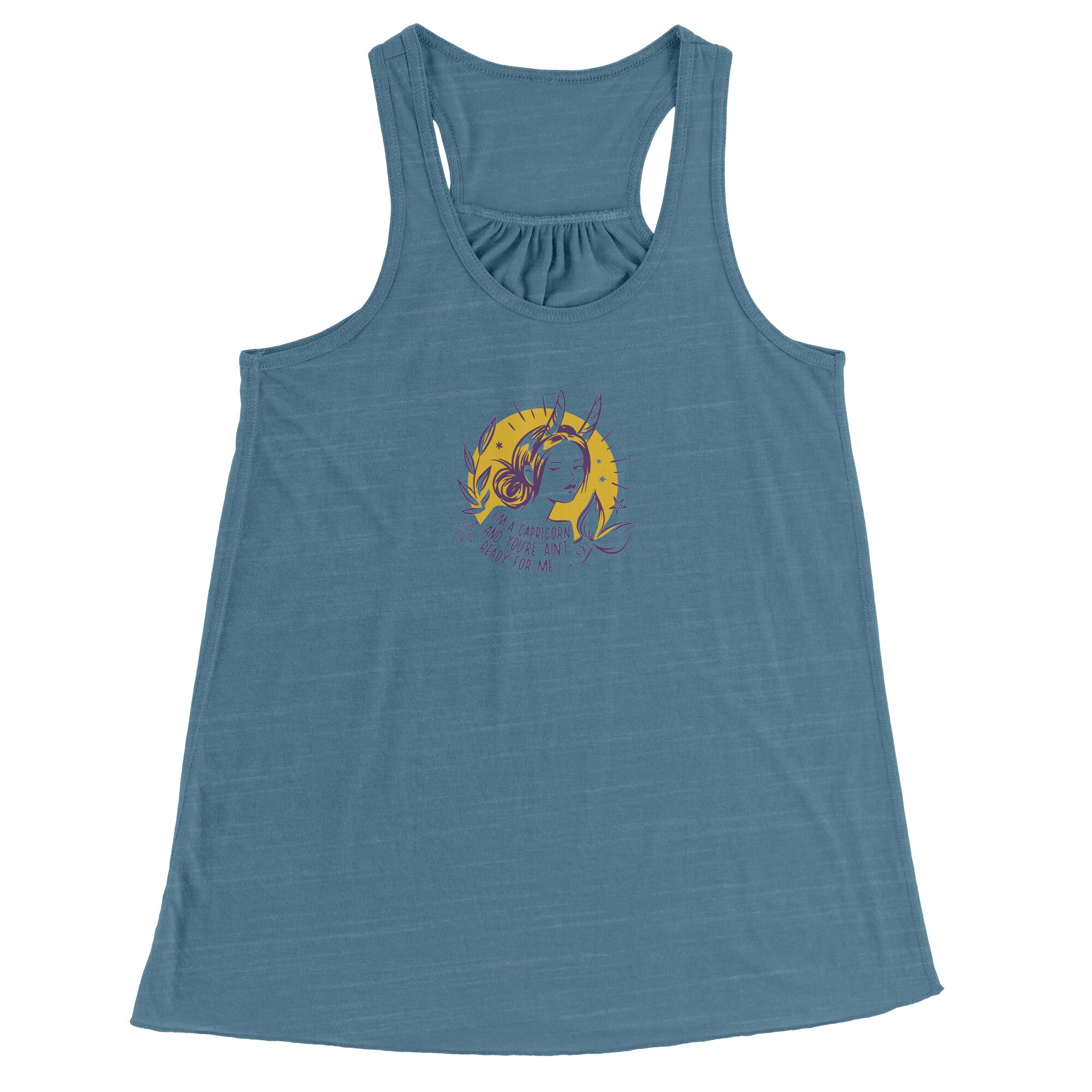 Capricorn BELLA FLOWY RACEBACK TANK