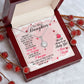 To My Daughter Necklace