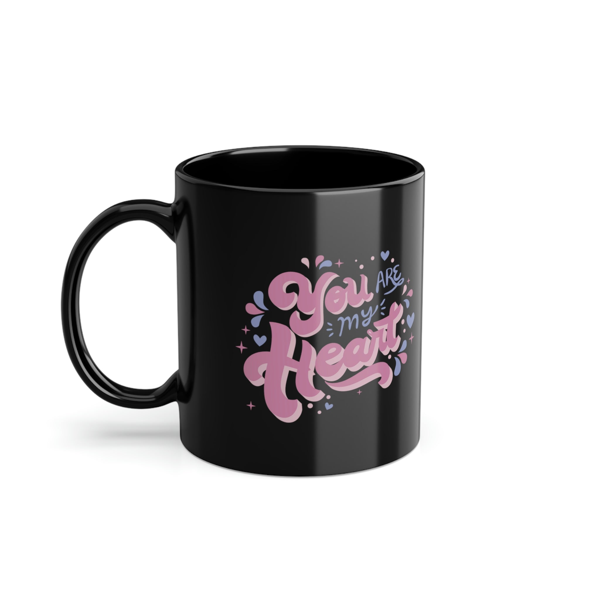 Black Coffee Cup, 11oz