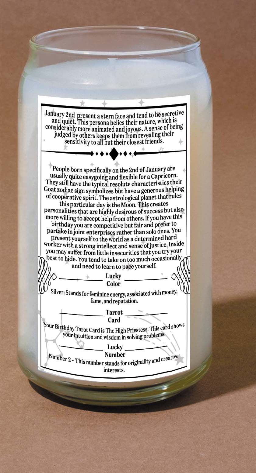 January Second Candle